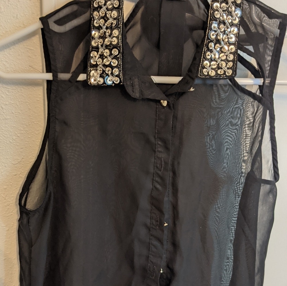 Sheer Sparkle Top